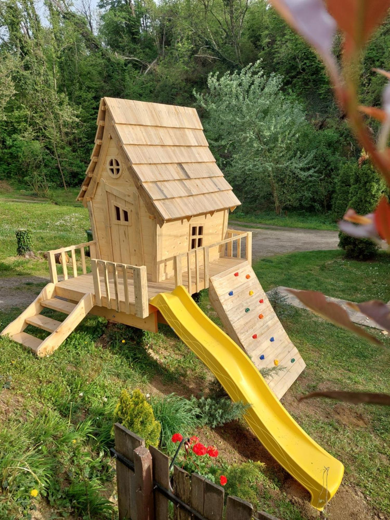 Brvnara Kraj Dunava Zelena Oaza Banostor Esterno foto